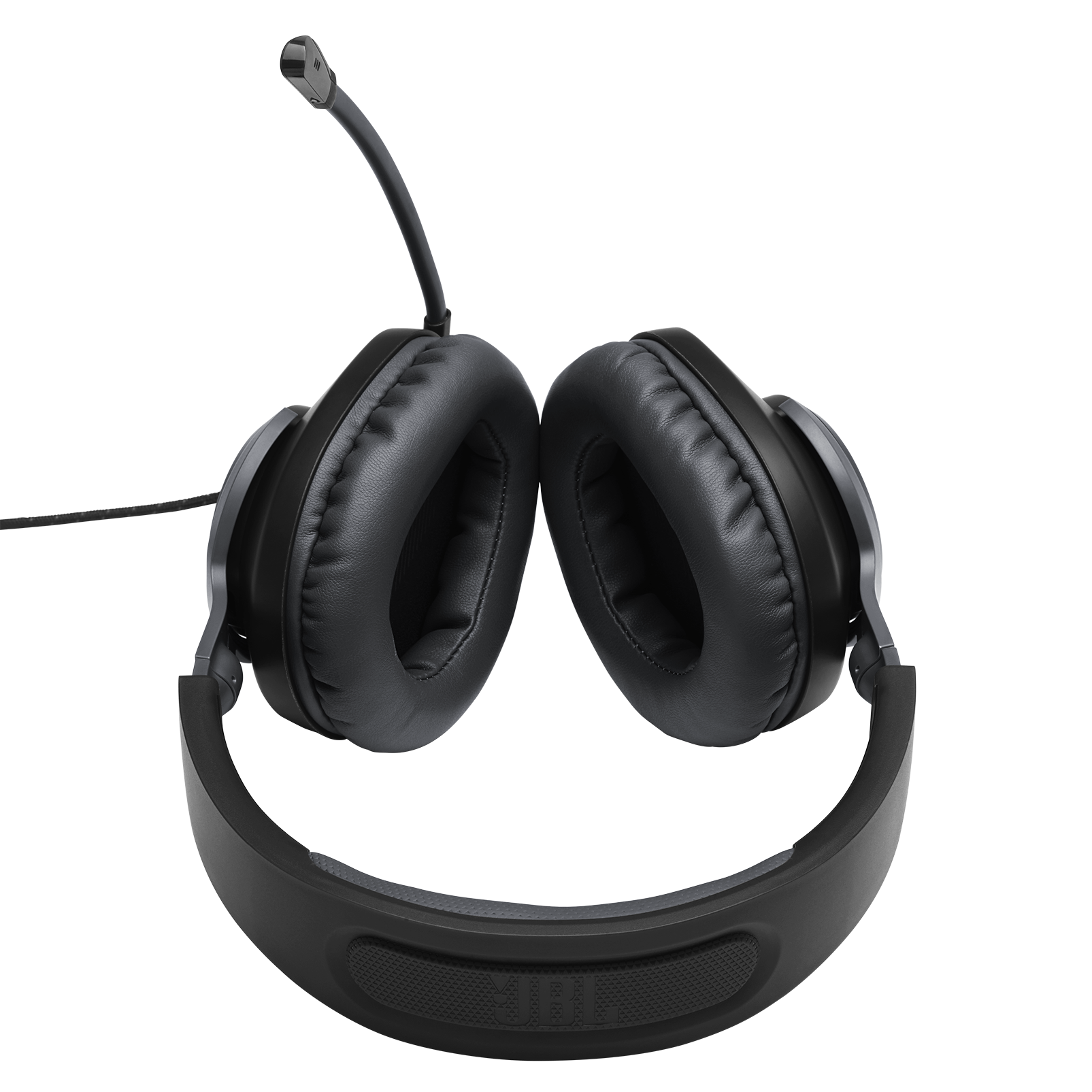 JBL Quantum 100 - Black - Wired over-ear gaming headset with flip-up mic - Detailshot 5